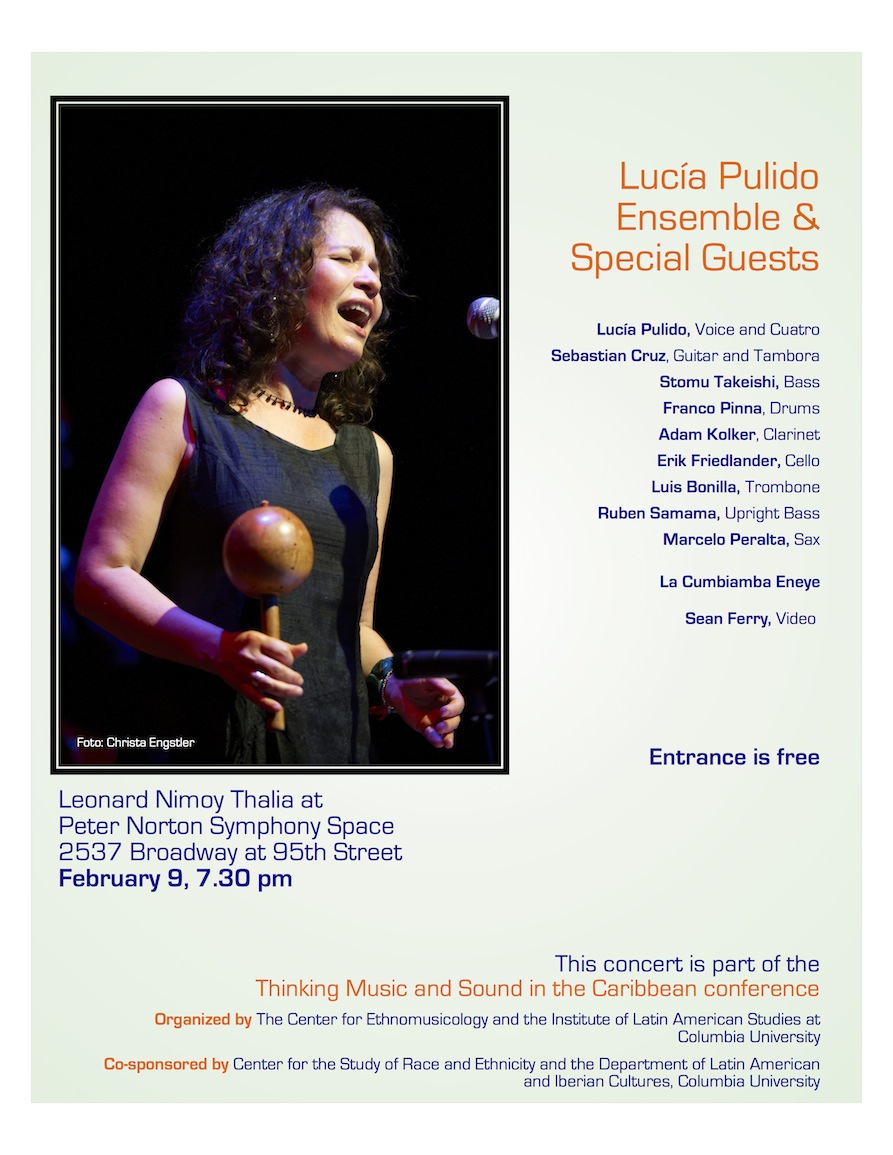 Lucia Pulido Concert Poster